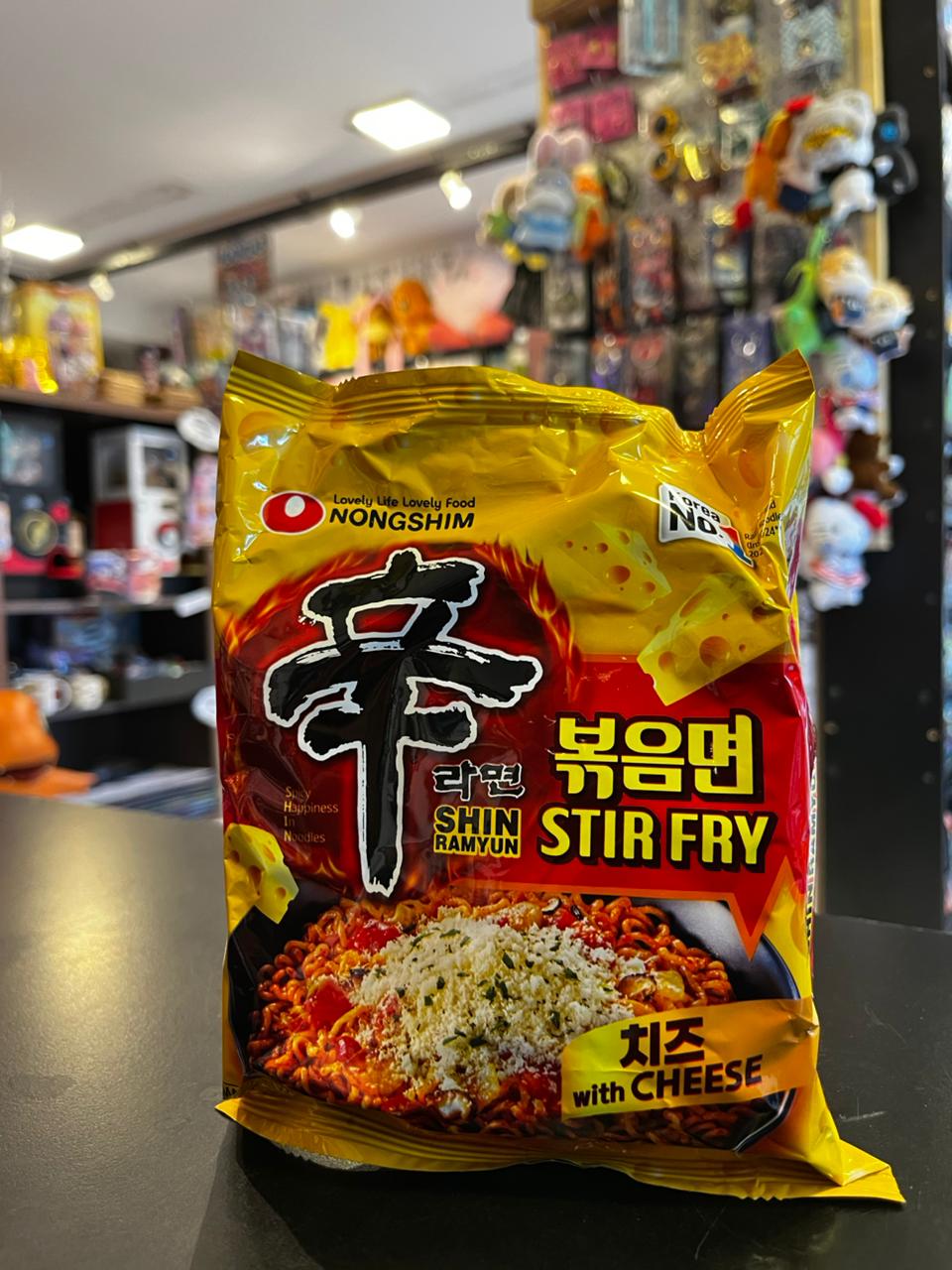 RAMEN STIR FRY WITH CHEESE