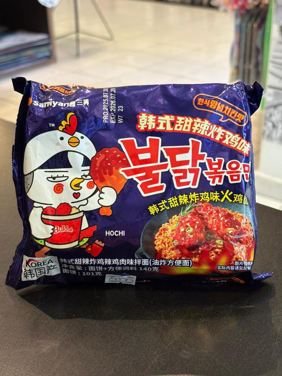 RAMEN BULDAK POLLO AGRIDULCE PICANTE