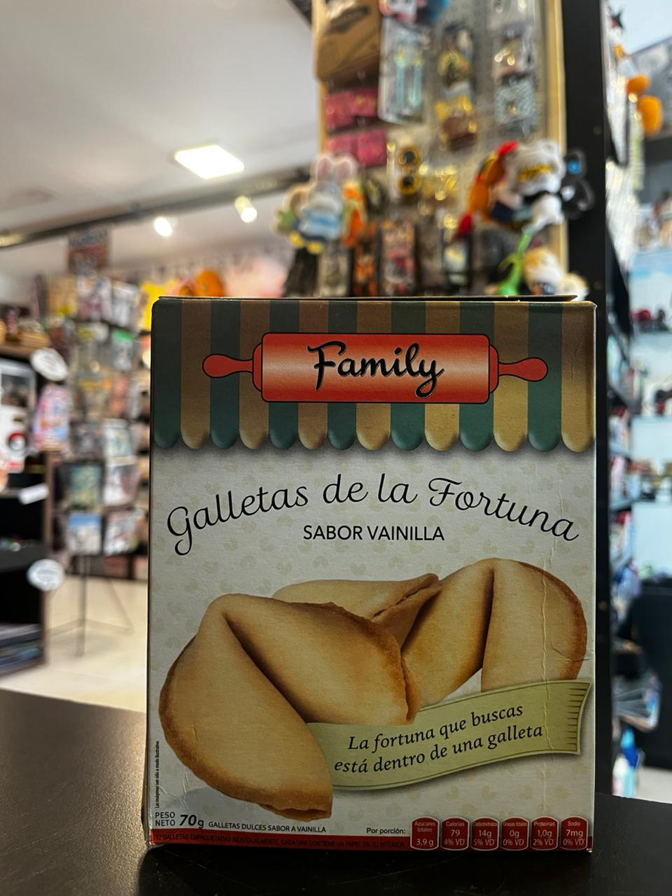 GALLETAS DE LA FORTUNA SABOR VAINILLA