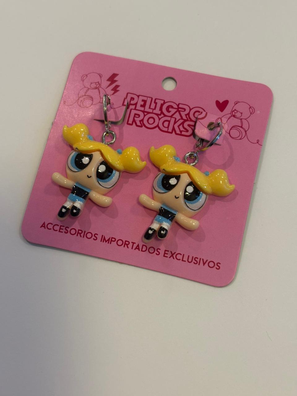 ARITOS COLGANTES LAS CHICAS SUPERPODEROSAS