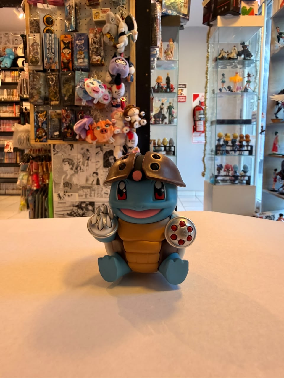 FIGURA CHIBI DE SQUIRTLE CON ARMADURA DEL MECHA ACGUY