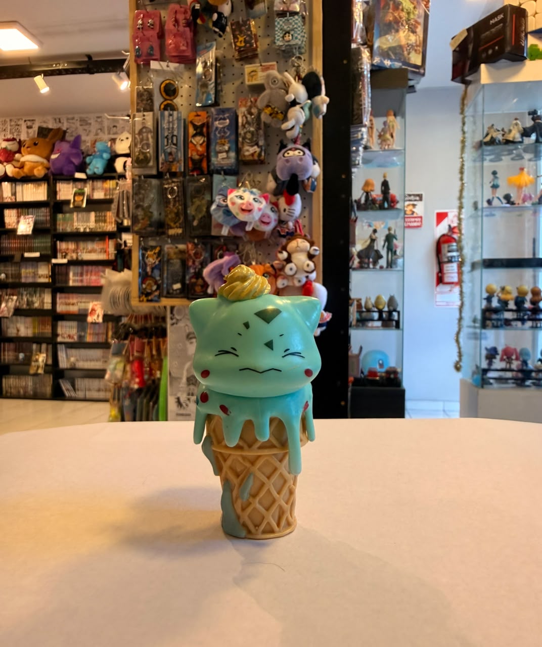 FIGURA DE BULBASAUR COMO HELADO DERRETIDO
