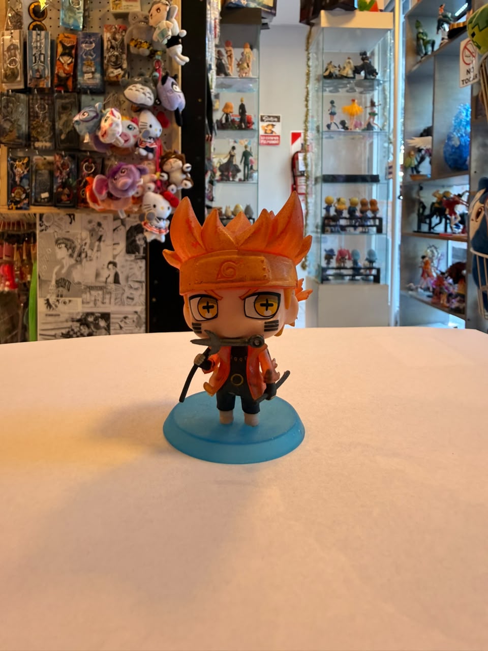 FIGURA GASHAPON DE NARUTO POSTURA DE COMBATE