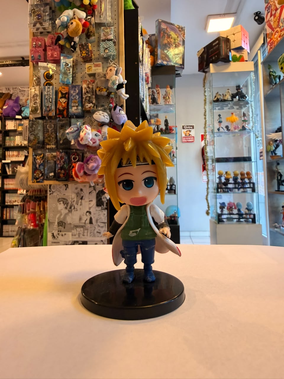 FIGURA CHIBI DE MINATO CON CAPA DE YONDAIME HOKAGE