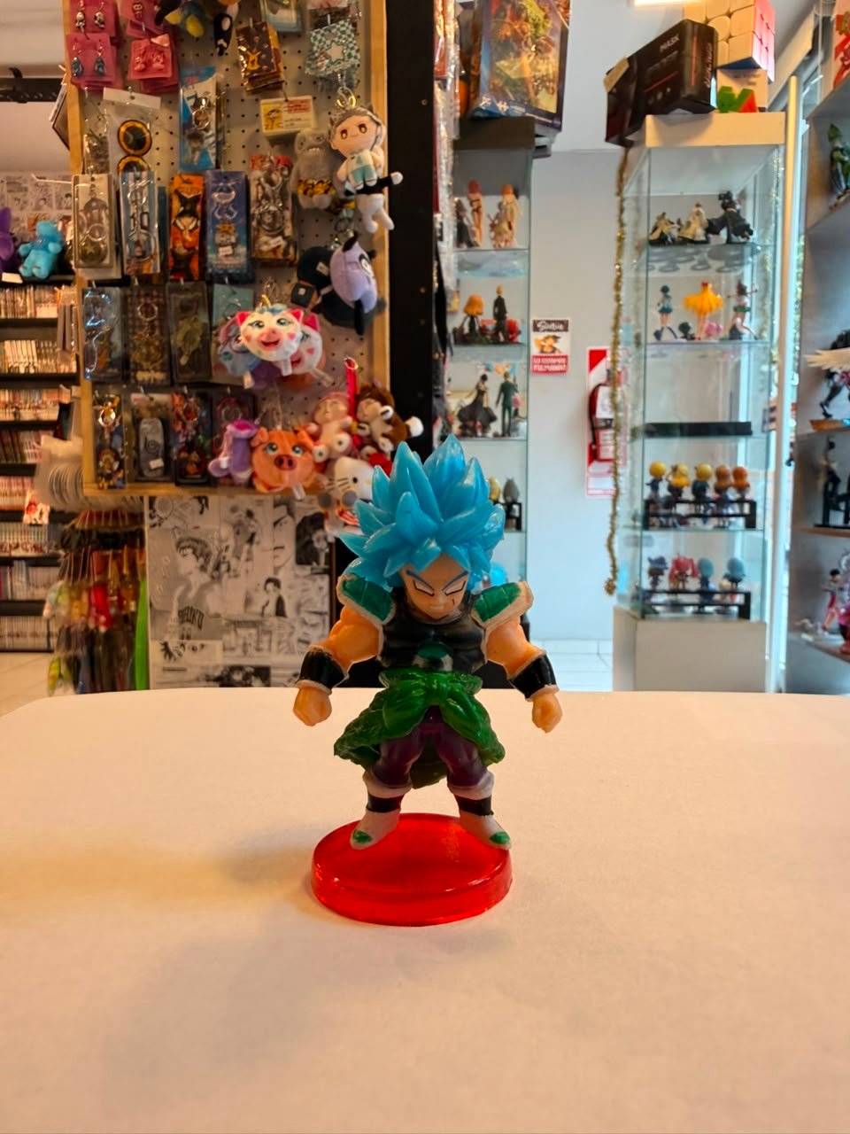 FIGURA GASHAPON DE BROLY FORMA SUPER SAIYAN BLUE