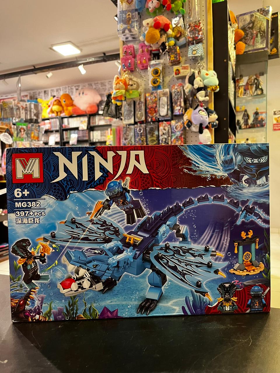 BLOQUE NINJA DRAGON DE AGUAS PROFUNDAS MG382 397+PCS